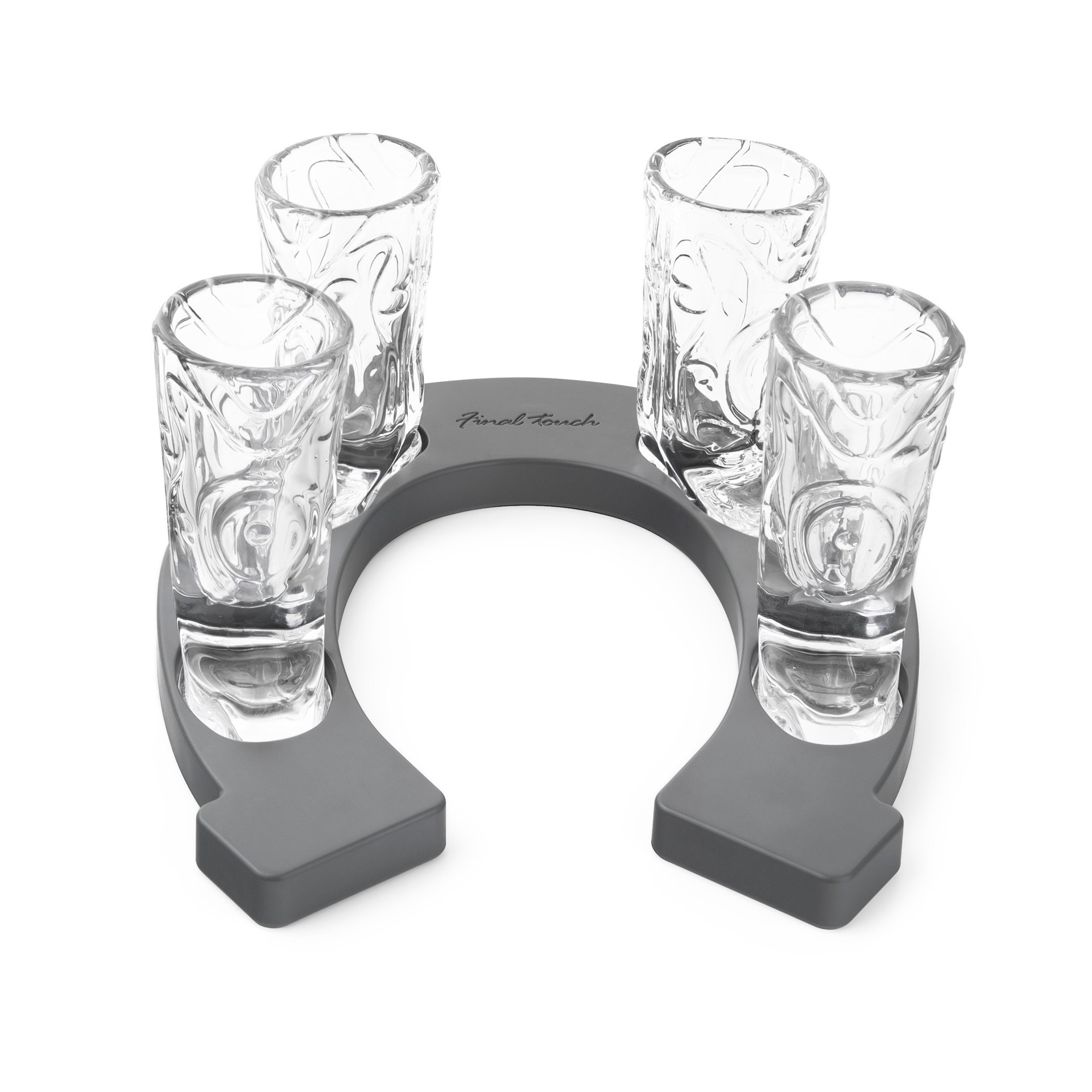 slide 1 of 1, Final Touch Horseshoe Tray & Boots Shots, 1 ct