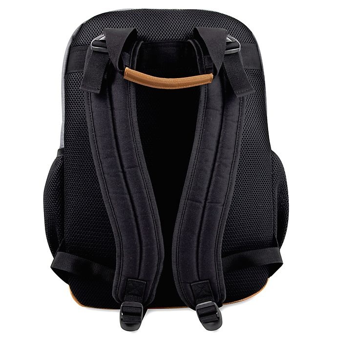 slide 3 of 8, Fisher-Price Grayson Diaper Backpack - Grey, 1 ct