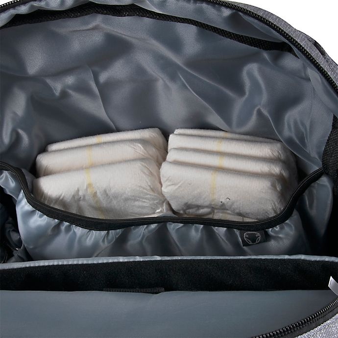 slide 7 of 8, Fisher-Price Grayson Diaper Backpack - Grey, 1 ct