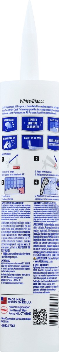 slide 5 of 7, Loctite Adhesive Caulk 10 oz, 10 oz