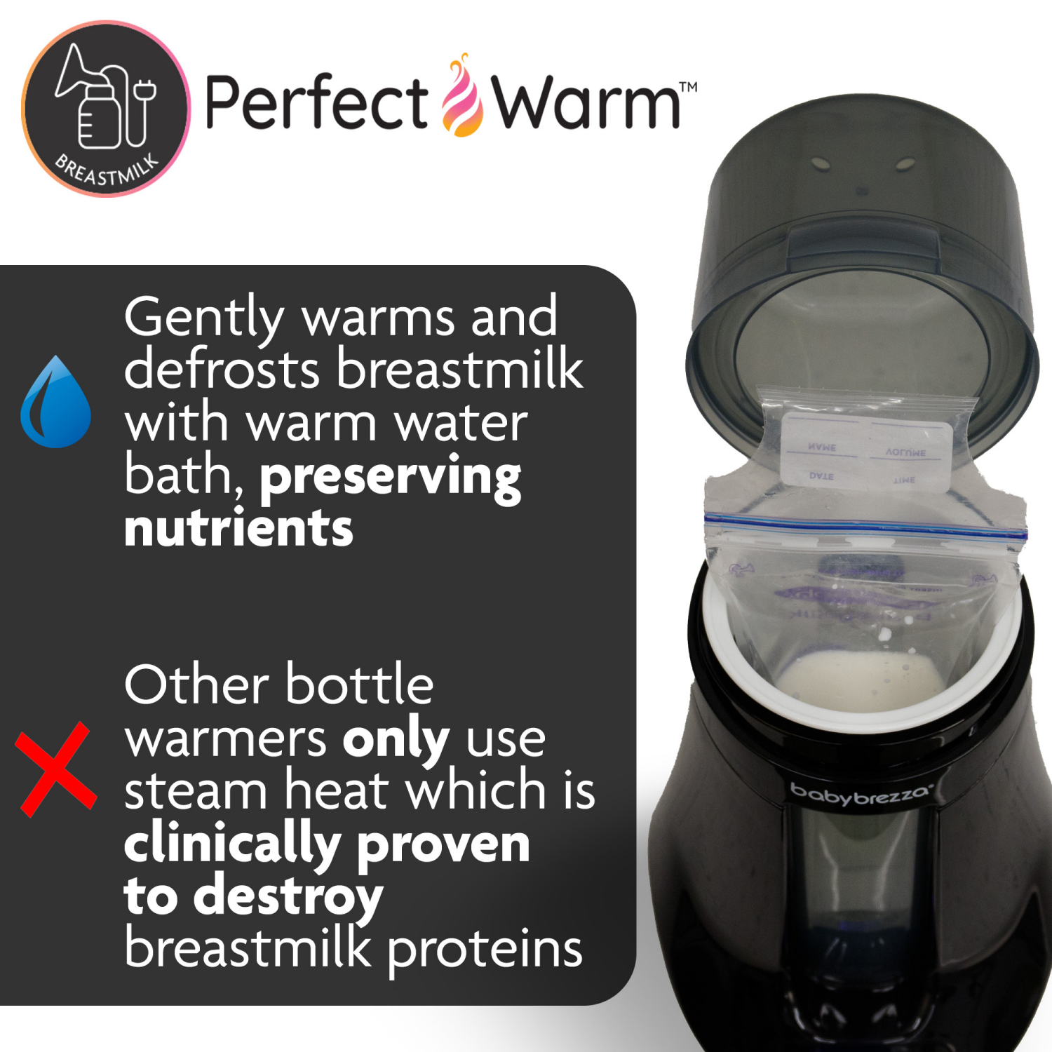 slide 4 of 8, Baby Brezza Bottle/Breast Milk Warmer, 1 ct