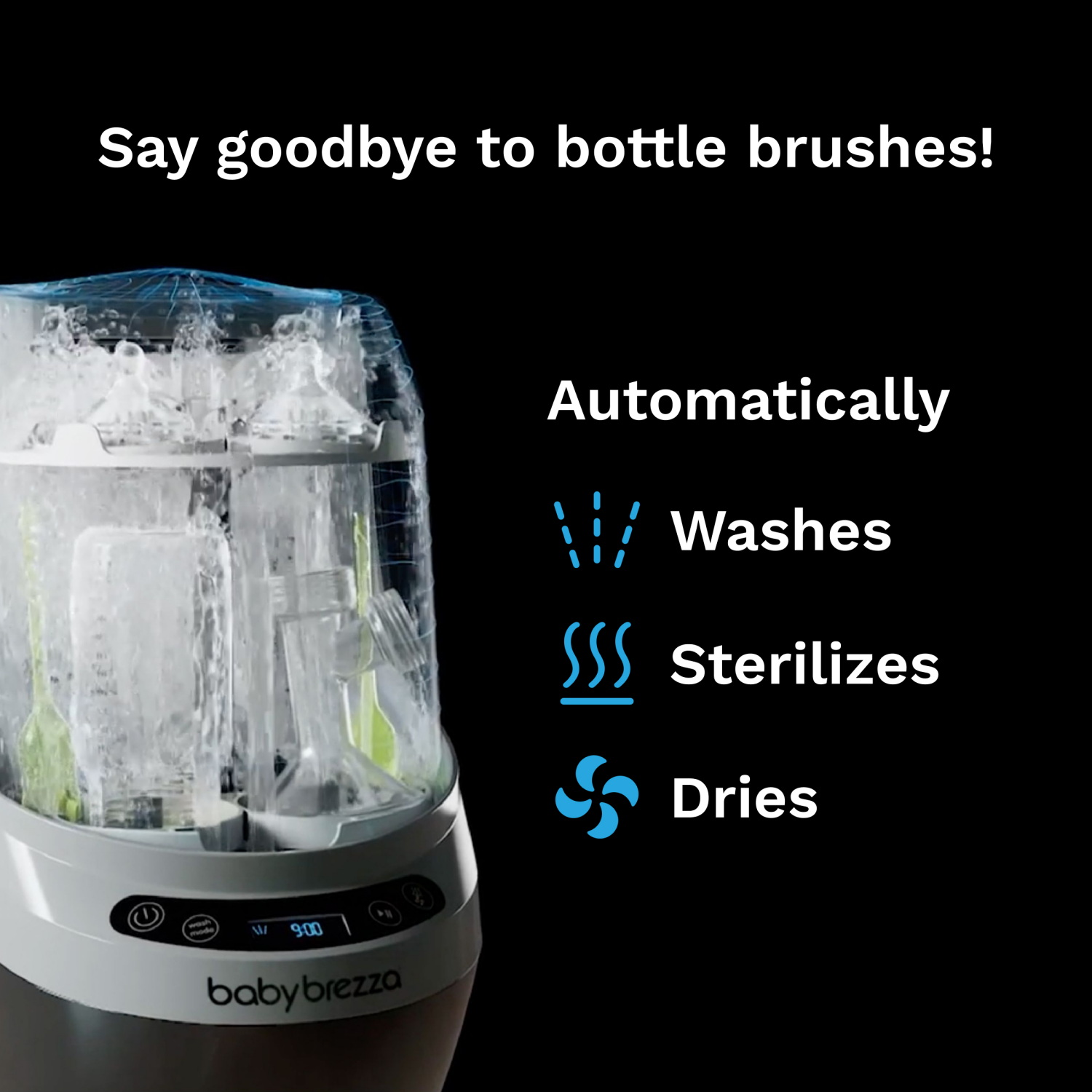 slide 6 of 8, Baby Brezza Bottle Washer Pro - White, 1 ct
