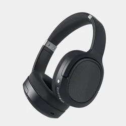 Active Noise Cancelling Bluetooth Wireless Over-Ear Headphones - heyday™ Black: Built-In Mic, Detachable Cable