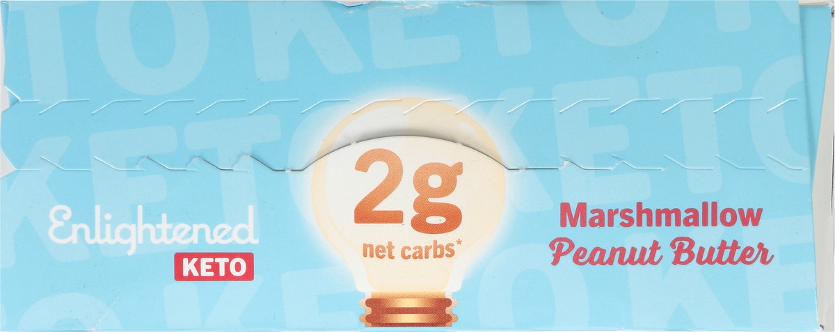 slide 5 of 9, Enlightened Keto Marshmallow Peanut Butter Ice Cream Bars 4 3.75 fl oz Box, 4 ct