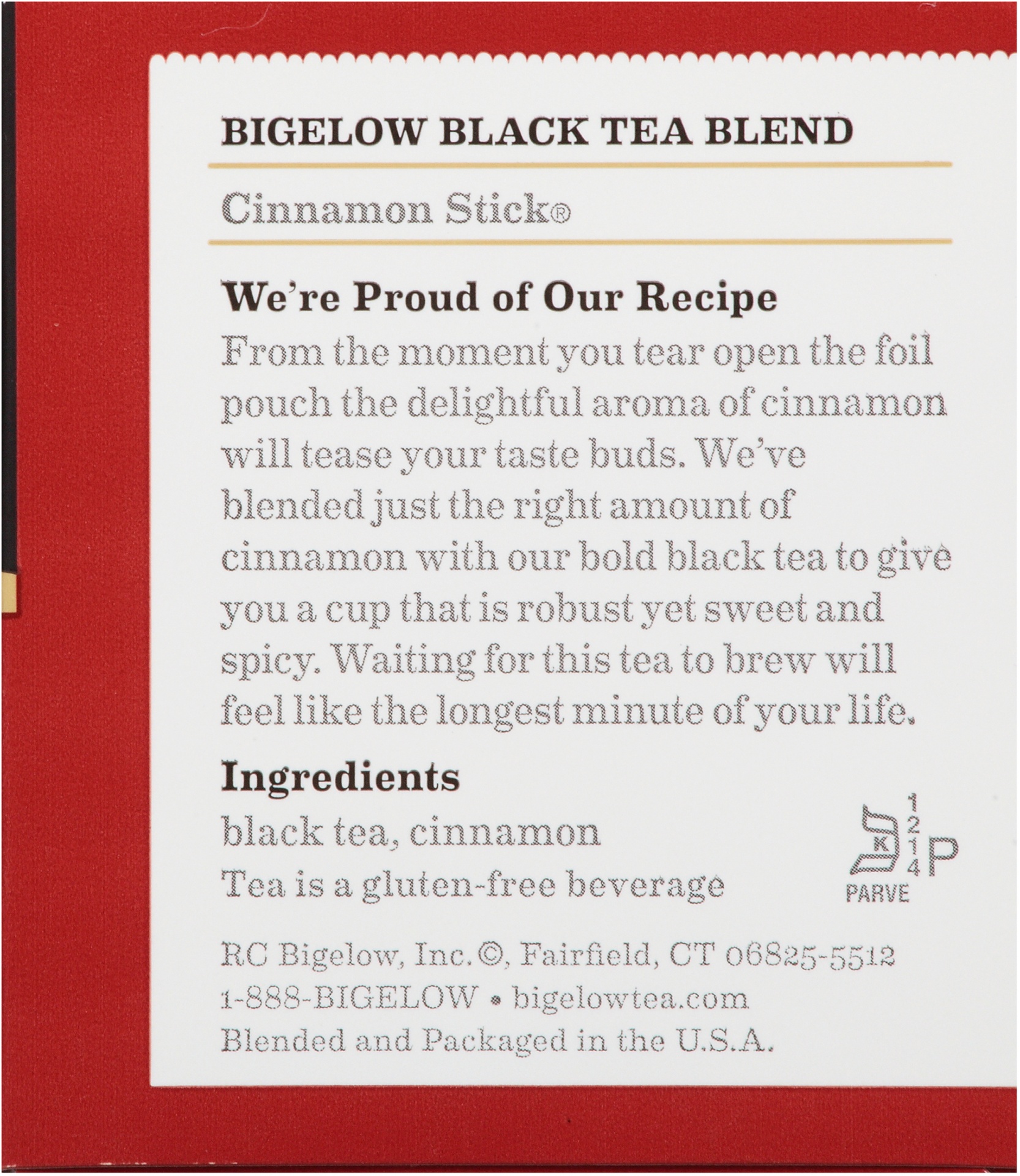 slide 5 of 7, Bigelow Cinnamon Stick Black Tea, 20 ct