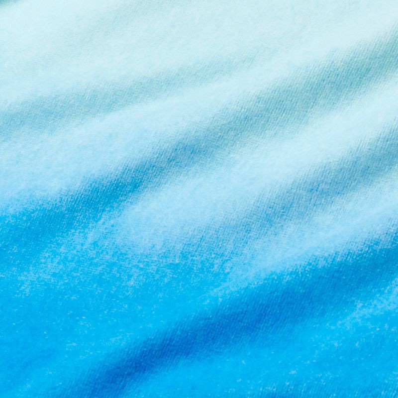 slide 4 of 4, Gradient Beach Towel Red/White/Blue - Sun Squad™: Velour Cotton, Ombre Design, Lightweight, All Ages, 1 ct