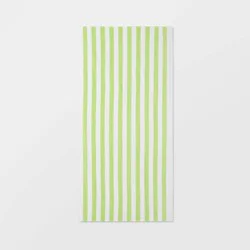 Striped Beach Towel Green - Sun Squad™