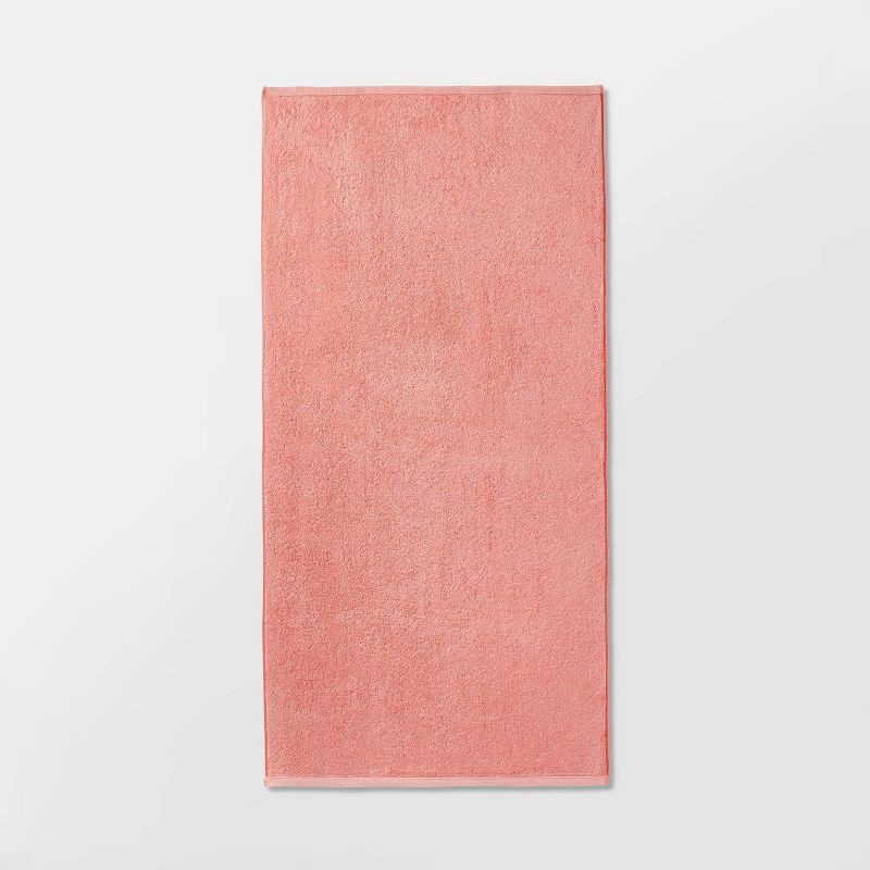 slide 3 of 4, XL WOW Reversible Beach Towel Coral - Sun Squad™: 100% Cotton, Lightweight, Quick-Dry, OEKO-TEX Certified, 1 ct