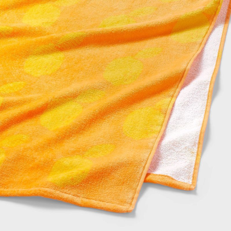 slide 3 of 4, Lemons Beach Towel - Sun Squad™: 100% Cotton, Terry Construction, Machine Washable, for All Ages, 1 ct