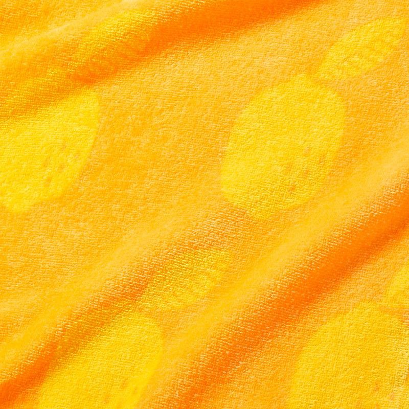 slide 4 of 4, Lemons Beach Towel - Sun Squad™: 100% Cotton, Terry Construction, Machine Washable, for All Ages, 1 ct