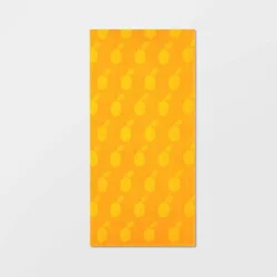 Lemons Beach Towel - Sun Squad™: 100% Cotton, Terry Construction, Machine Washable, for All Ages