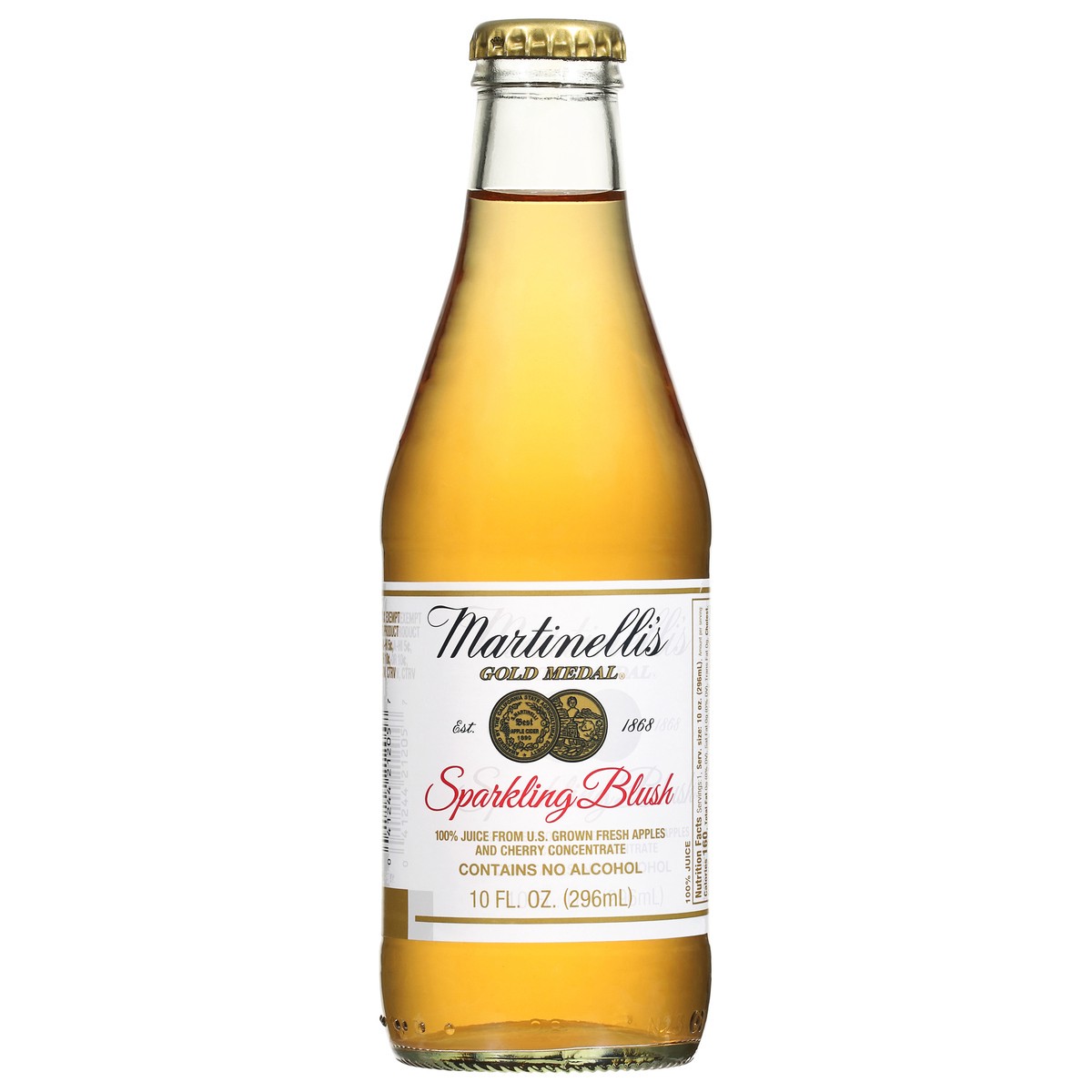 slide 1 of 13, Martinelli's Gold Medal Sparkling Blush Juice 10 fl oz, 10 fl oz