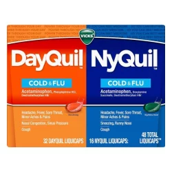 Vicks Dayquil Nyquil Cold Flu Multisymptom Relief Liquicaps