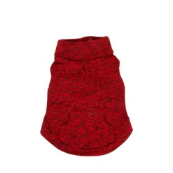 Simply Dog Brown Pull-On Marled Jacket - Medium