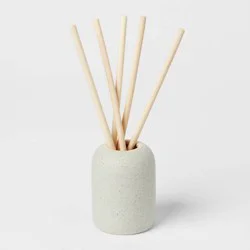 Matte Textured 100ml Ceramic Diffuser Blue/Seagrass and Bergamot - Threshold™: Aromatherapy, No Battery Needed