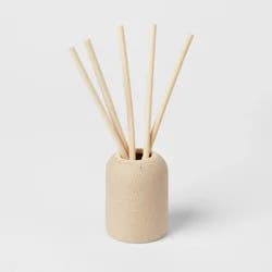 Matte Textured 100ml Ceramic Diffuser Ivory/Island Starfruit and Nectarine - Threshold™