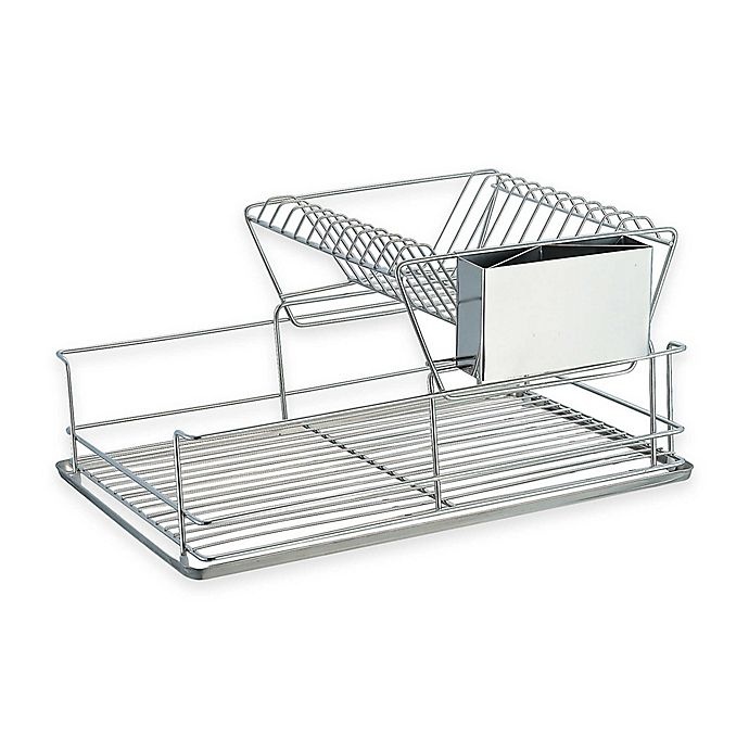 slide 2 of 2, Home Basics 2-Tier Dish Drainer, 1 ct