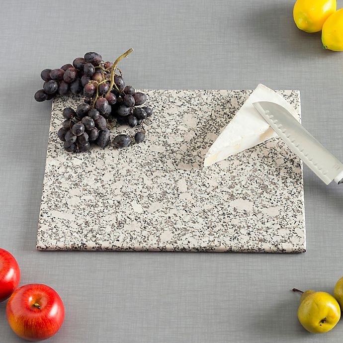 slide 2 of 2, HDS Trading Granite Cutting Board - White, 12 in x 16 in