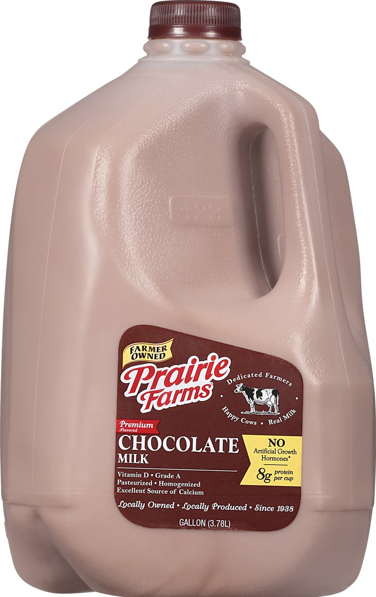 slide 11 of 12, Prairie Farms Premium Chocolate Milk 1 gl Jug, 1 gal