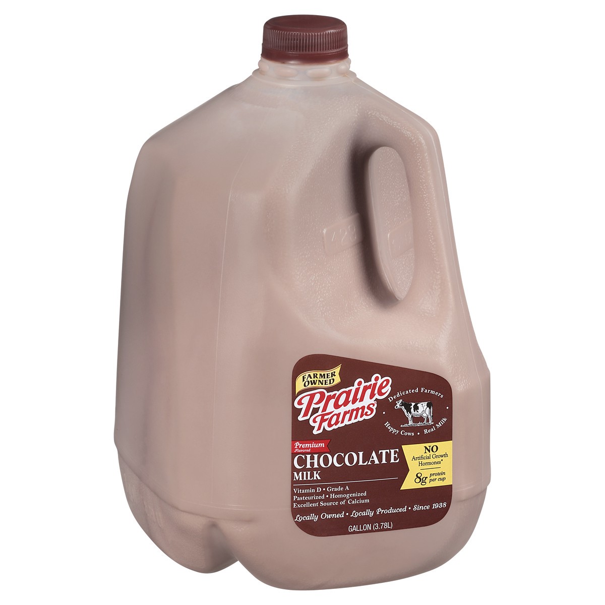 slide 2 of 12, Prairie Farms Premium Chocolate Milk 1 gl Jug, 1 gal
