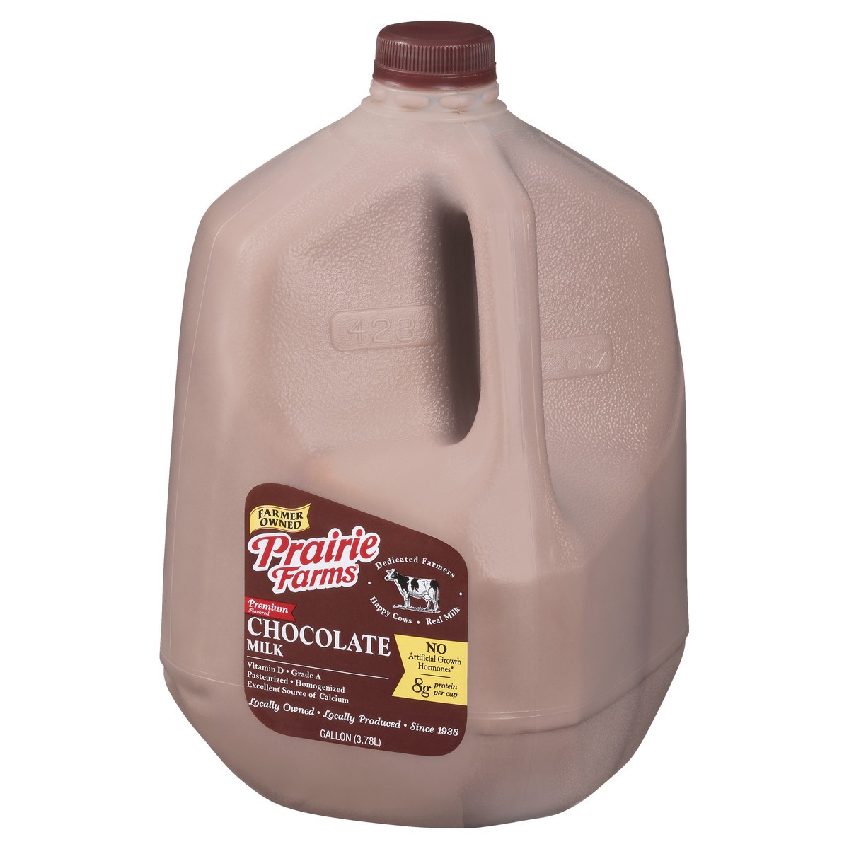 slide 6 of 12, Prairie Farms Premium Chocolate Milk 1 gl Jug, 1 gal