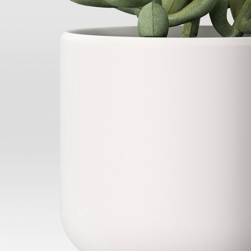 slide 4 of 4, Artificial Succulent Plant - Threshold™: Indoor Greenery, Faux Succulent in Melamine Pot, 1 ct