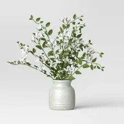 Artificial Floral Arrangement White - Threshold™