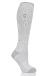 slide 4 of 5, Heat Holders Ladies Long Thermal Sock - Lt Grey/Cream Twist, 1 ct