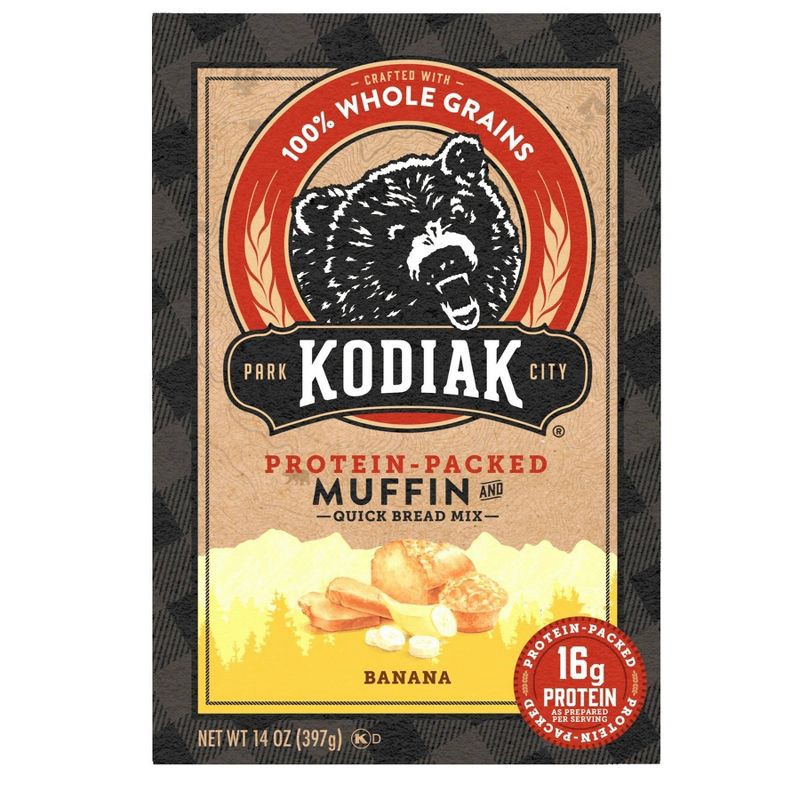 slide 1 of 7, Kodiak Cakes Kodiak Banana Muffin & Quick Bread Mix - 14oz, 14 oz