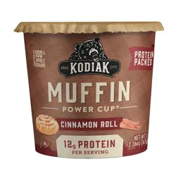 Kodiak Cakes Kodiak Protein-Packed Cinnamon Roll Muffin Power Cup - 2.36oz