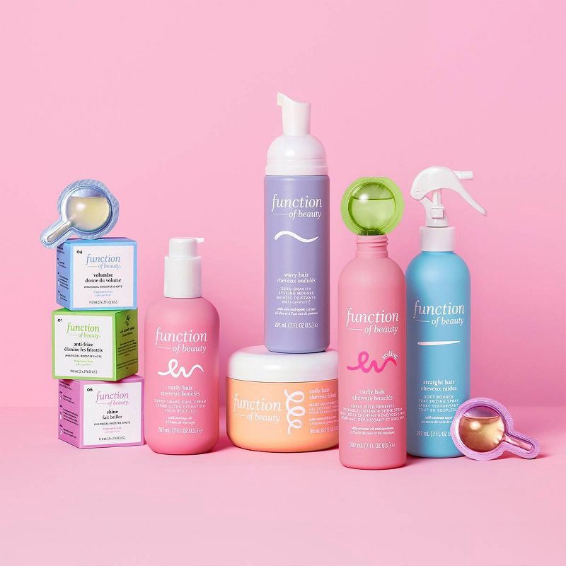 slide 6 of 6, Function of Beauty Curls with Benefits Define, Detangle & Shine Spray for Curly / Coily Hair - 7 fl oz, 7 fl oz