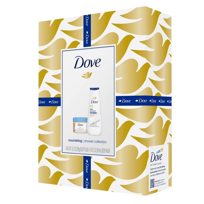 slide 3 of 3, Dove Beauty Nourishing Care Gift Set - 2ct/30.5 fl oz, 2 ct, 30.5 fl oz