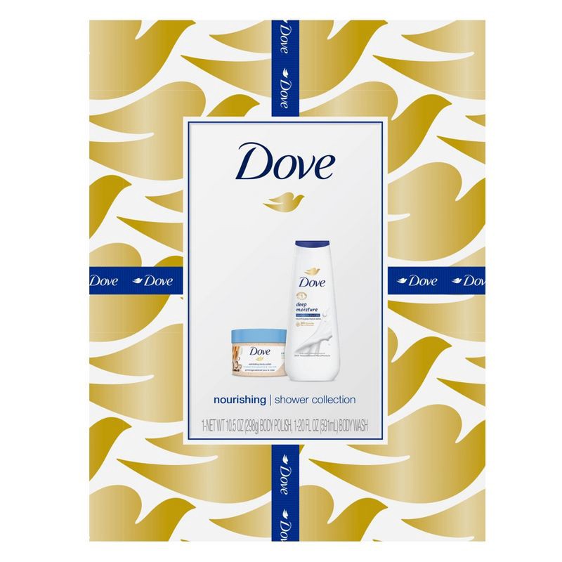 slide 1 of 3, Dove Beauty Nourishing Care Gift Set - 2ct/30.5 fl oz, 2 ct, 30.5 fl oz