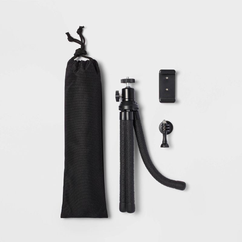 slide 3 of 3, Flexible Tripod - heyday™: Plastic & Aluminum, Universal Mount, 1 ct