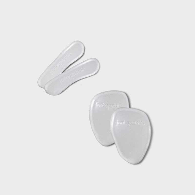 slide 2 of 7, Fab Feet Women's by Foot Petals Fit Essentials Gel Shoe Cushions - Clear, 1 ct