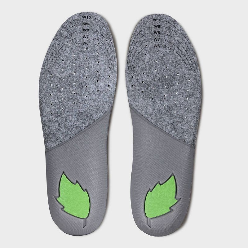 slide 3 of 5, Fab Feet Women's by Foot Petals Insoles Cushions - Gray, 1 ct