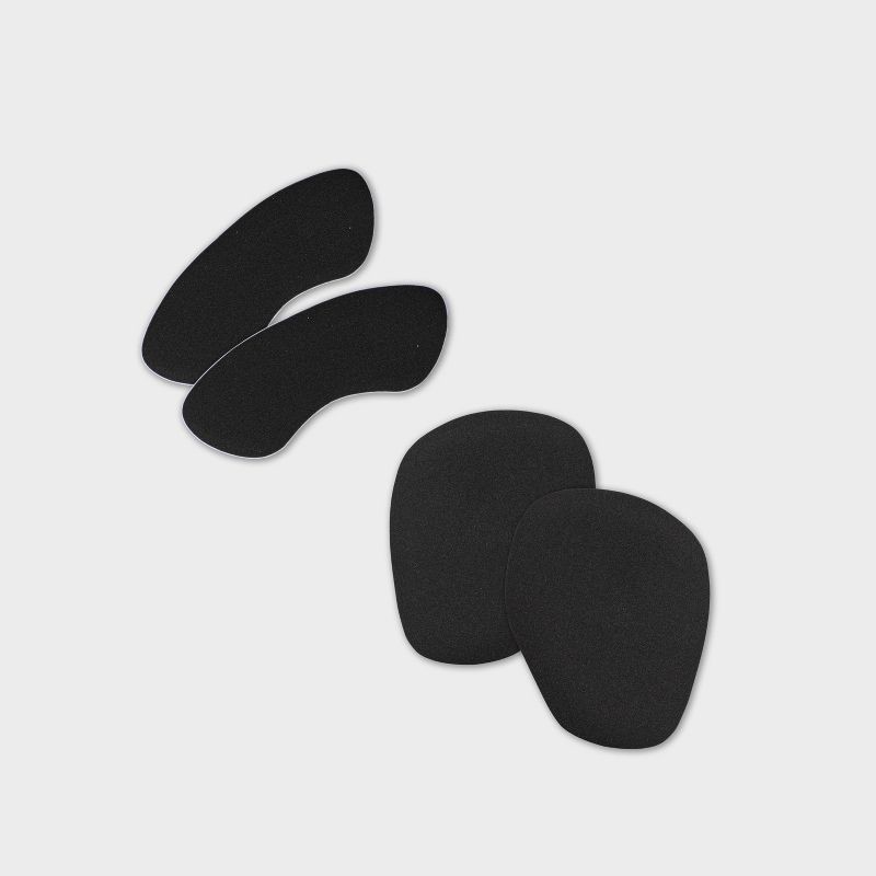 slide 2 of 7, Fab Feet Women's by Foot Petals Fit Essentials Shoe Cushions - Black: Foam, Blister Relief, 1 ct