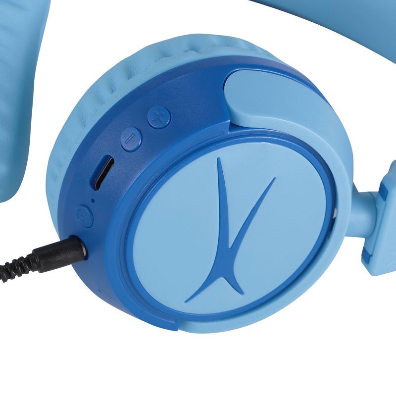 slide 2 of 11, Altec Lansing Kid Safe 2-in-1 Bluetooth Wireless Headphones - Hero Blue, 1 ct