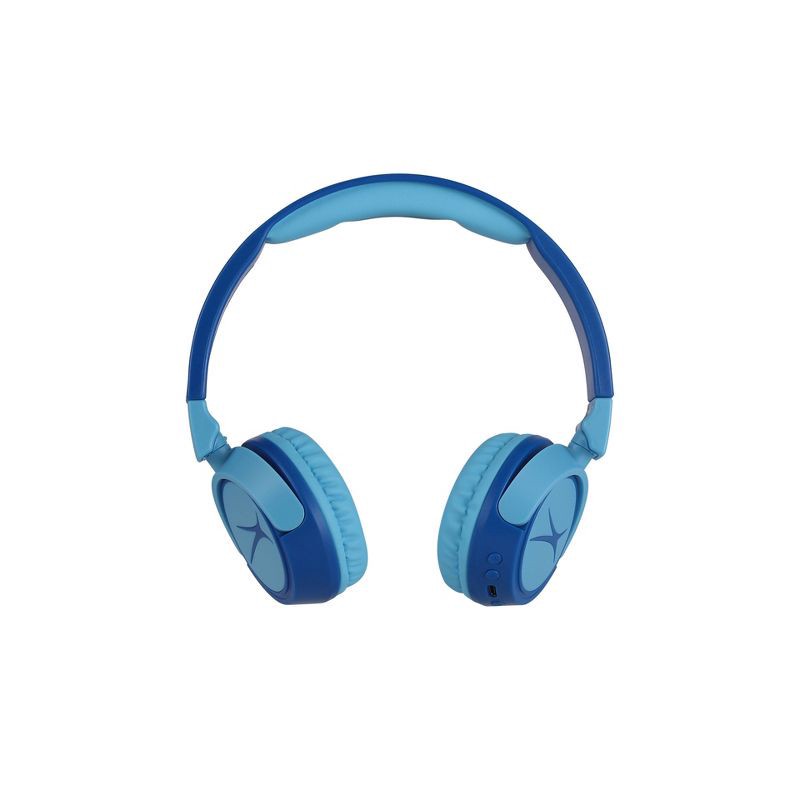 slide 10 of 11, Altec Lansing Kid Safe 2-in-1 Bluetooth Wireless Headphones - Hero Blue, 1 ct