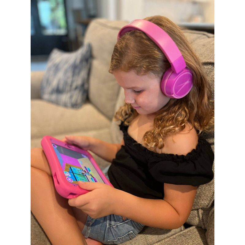 slide 3 of 11, Altec Lansing Kid Safe 2-in-1 Bluetooth Wireless Headphones - Princess Pink, 1 ct
