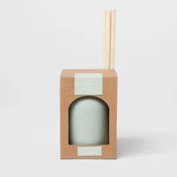 Matte Textured 100ml Ceramic Diffuser Green and Dune Grass - Threshold™: Aromatherapy, No Battery Required