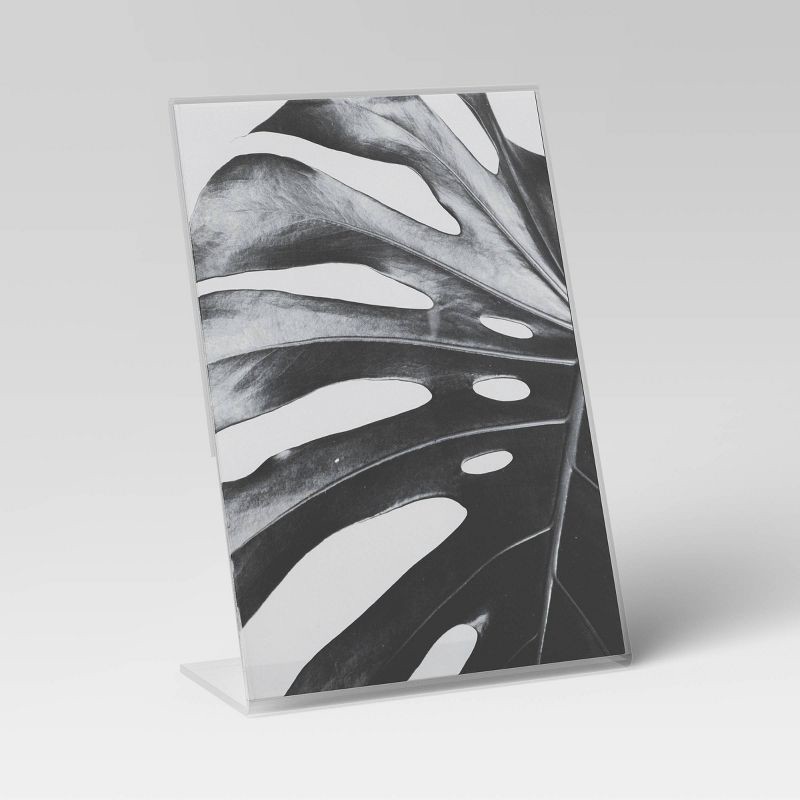 slide 1 of 3, 5"x7" Acrylic Image Frame Clear - Room Essentials™: Modern Style, Freestanding, Tabletop Display, 1 ct