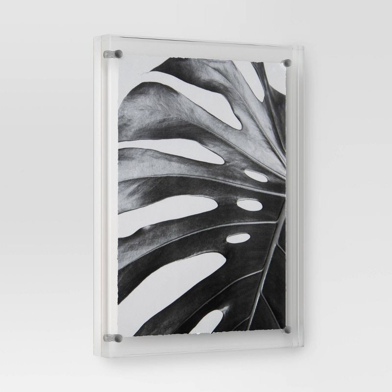 slide 3 of 4, 5"x7" Acrylic Block Image Frame Clear - Room Essentials™: Modern Tabletop Display, Versatile Orientation, 1 ct
