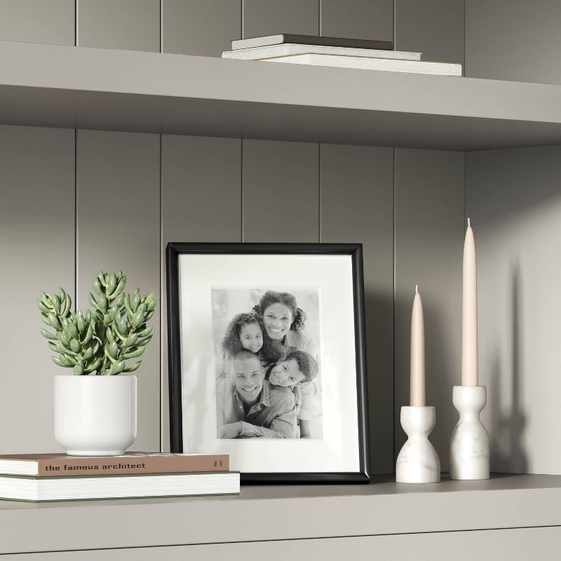 slide 2 of 4, 5"x7" Deep Profile Metal Table Frame Black - Threshold™, 1 ct