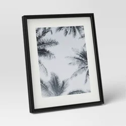 8"x10" Deep Profile Metal Table Frame Black - Threshold™: Modern Rectangle Easel Stand, Glass Window, Steel Frame