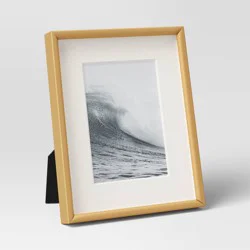 5"x7" Deep Profile Metal Table Frame Brass - Threshold™