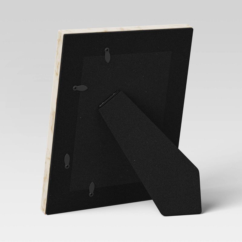 slide 4 of 4, 5"x7" Shaped Resin Profile Table Image Frame Beige - Threshold™: Modern Style, Glass, Polyresin, 1 ct