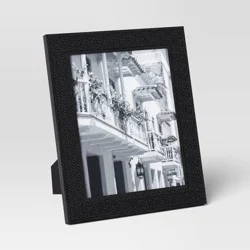 8"x10" Caning Table Frame Black - Threshold™: Modern Rectangular Photo Display, Wall Mount & Easel Back