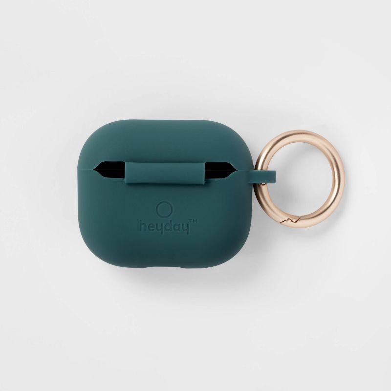 slide 3 of 3, AirPods (3rd Generation) Recycled Silicone Case with Clip - heyday™ Rain Teal, 1 ct