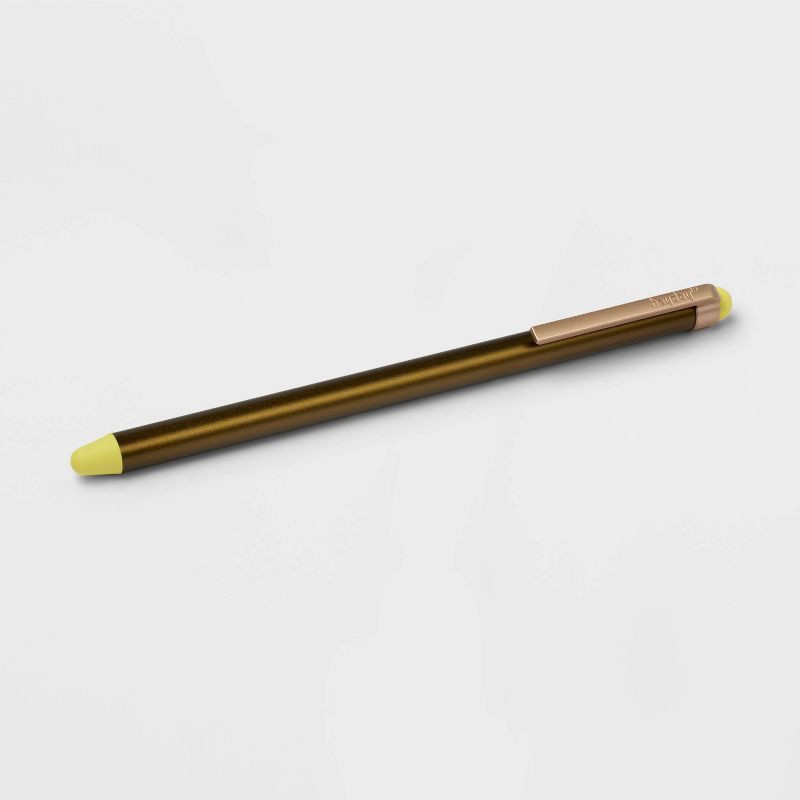 slide 3 of 4, Stylus Pen 3pk - heyday™ Black/Olive/Stone White, 3 ct